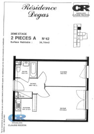 
                                                                                        Vente
                                                                                         FAC DE SCIENCES - F2A loué à vendre