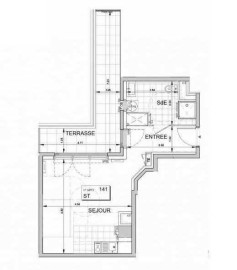
                                                                                        Location
                                                                                         Grand studio avec terrasse à Nantes
