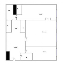 
                                                                                        Location
                                                                                         Grand T2 de 50m2 à Grenoble