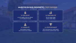 
                                                                                        Vente
                                                                                         Investissez en nue-propriété sur 7 ans pour bénéficier d'une décote de 26%