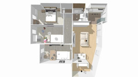 
                                                                                        Vente
                                                                                         Ivry-sur-Seine  4P rénové avec balcon et parking
