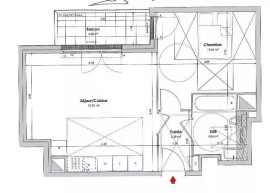 
                                                                                        Location
                                                                                         Livry Gargan, 2 pièces dans résidence de 2022 avec balcon et parking