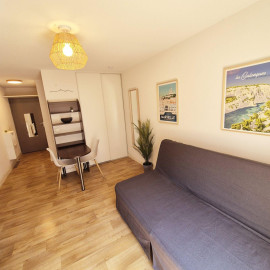 
                                                                                        Location
                                                                                         Location studio meublé 21m2 - Marseille St-Charles