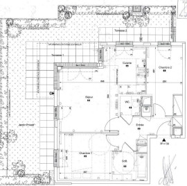
                                                                                        Location
                                                                                         Location T3 neuf 63m2 à Châtenay Malabry + Jardin