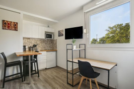 
                                                                                        Location
                                                                                         Loue studio meublé de 18m2 Refait  à neuf donnant sur le bois de cergy. (loyer tout inclus)