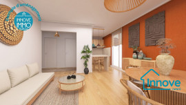 Vente
Lumineux appartement T3 avec terrasse de 64m²