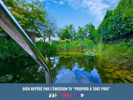 
                                                                                        Vente
                                                                                         Maison d’artiste avec piscine naturelle, sauna et dépendance – 12 ares – Algolsheim