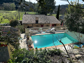 
                                                                                        Vente
                                                                                         Maison  en pierre avec piscine – Le Thoronet (Var)