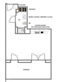 
                                                                                        Location
                                                                                         Neuf Studio avec Grande Terrasse