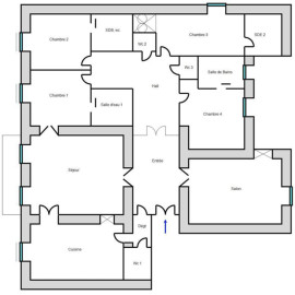 
                                                                                        Vente
                                                                                         Nice Gioffredo - Magnifique appartement bourgeois de 6 pièces au coeur des commerces de la Place Massena et proche de la mer