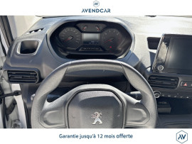 
                                                                                        Utilitaire
                                                                                         PARTNER VU FOURGON 1.5 BLUEHDI 100 650KG L1 M START-STOP