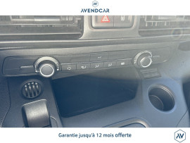 
                                                                                        Utilitaire
                                                                                         PARTNER VU FOURGON 1.5 BLUEHDI 100 650KG L1 M START-STOP