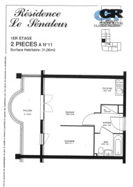 
                                                                                        Vente
                                                                                         PROVENCAL - F2A loué à vendre