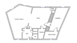 
                                                                                        Location
                                                                                         Spacieux lumineux T2 de 59m2 centre ville 550€