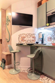 
                                                                                        Location
                                                                                         Studette Cosy/High-tech – 11 m² – Plaine Monceau
