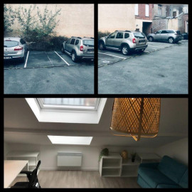 
                                                                                        Location
                                                                                         Studio 17 m²  (27m² mansardé) proche parc jb lebas