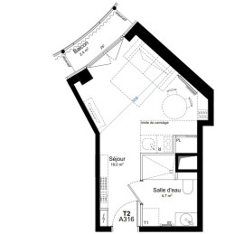 
                                                                                        Vente
                                                                                         Studio au coeur du 14ème arrondissement