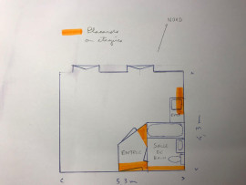 
                                                                                        Location
                                                                                         Studio calme climatisé plein sud avec parking