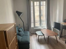 
                                                                                        Location
                                                                                         Studio meublé 25m² Levallois Métro Louise Michel