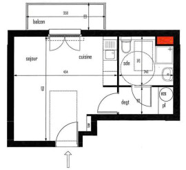 
                                                                                        Location
                                                                                         ✅ Studio meublé - 27 m² - 5 mn gare, centre ville