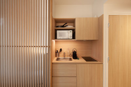 
                                                                                        Location
                                                                                         Studio meublé avec rooftop, jardin, salle de sport, home cinéma et services de ménage et maintenance dans une résidence neuve en coliving (loyer tout inclus)