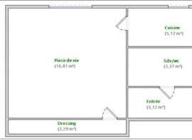 
                                                                                        Location
                                                                                         Superbe studio meublé 30m²