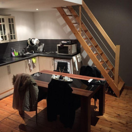 
                                                                                        Location
                                                                                         Superbe T2bis en duplex 55m² rénové, très lumineux