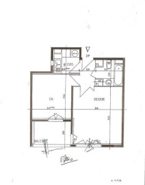 
                                                                                        Location
                                                                                         T2 39 m2 bien agencé
