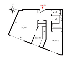 
                                                                                        Location
                                                                                         T2 50m2 + parking Issy les Moulineaux / Meudon