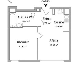 
                                                                                        Location
                                                                                         T2  à Franconville