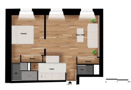 
                                                                                        Location
                                                                                         T2 meublé de 42 m2