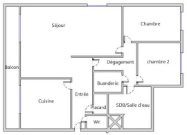 
                                                                                        Vente
                                                                                         T4, dernier étage, 85 m², quartier Aqueducs