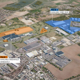 
                                                                                        Vente
                                                                                         Terrains de 50 ha à acheter au domaine industriel SaôneOr à Saône-et-Loire (71)