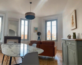3P meublé et rénové 71m² centre ville charme Saint-Étienne