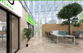 À louer – Bureaux dans un espace de coworking du Quartiers Central des Affaires Euroméditerranée – 1 Marseille