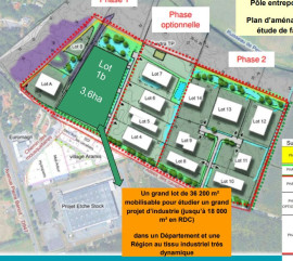 À vendre ou à louer – Terrains industriels entre 1,1 ha et 3,6 ha disponible à Saint Paul Les Dax – Landes (40) Saint-Paul-lès-Dax