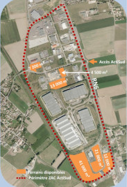 A vendre- Terrains de 6,5 ha en Zone Actisud à Saône-et-Loire (71) Saint-Loup-de-Varennes