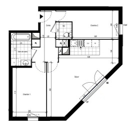 Appartement T3 à Chatillon Châtillon