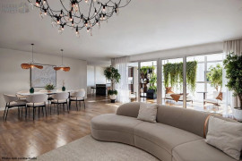 Appartement T4 100m2 avec loggia Paris 12ème