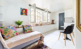 Beau 2P meublé 28m² métro Ranelagh Paris 16ème
