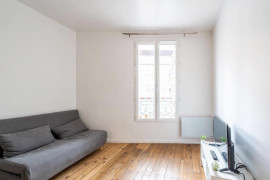 Beau studio meublé 16m² Paris 17ème