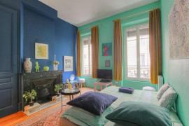 Beau studio meublé 35m² Bellecombe Lyon 6ème