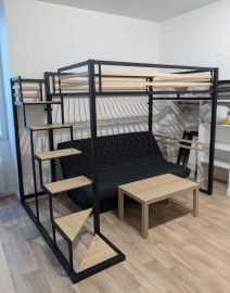 Beau studio meublé rénové 24m² Ile de Versailles Nantes