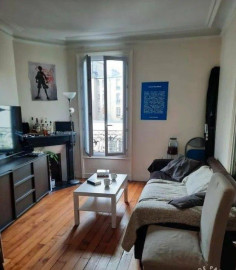 Bel appartement 3P meublé 55m² traversant lumineux Paris 16ème