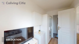 Chambre avec salle de bain wc Orly