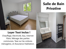 Chambre meublée, Salle de Bain Privative + Parking Toulouse