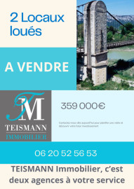 ENSEMBLE DE DEUX LOCAUX COMMERCIAUX LOUES Mallemort