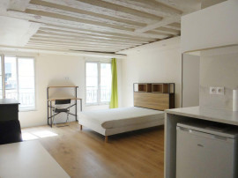 Grand studio rue du Pont aux Choux Paris 3ème