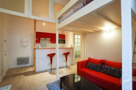 Location meublée studio refait à neuf21m² Paris17E Paris 17ème