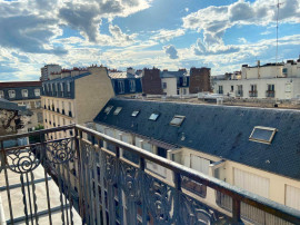 Location T2 de 25m2 avec balcon, Goncourt Paris 10ème